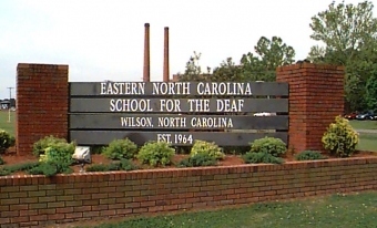 Eastern North Carolina School for the Deaf Logo